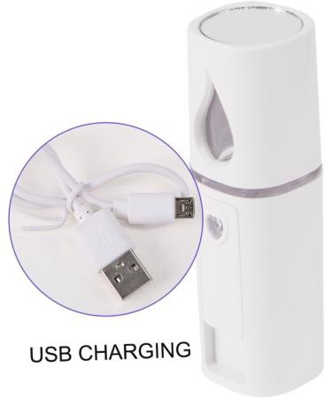 Healeved 3 Pcs Mist Sprayer Hunidifier Mini Face Humidifier Humidifiers Face Moisturizing Sprayer White - Buy Online on GoSupps.com