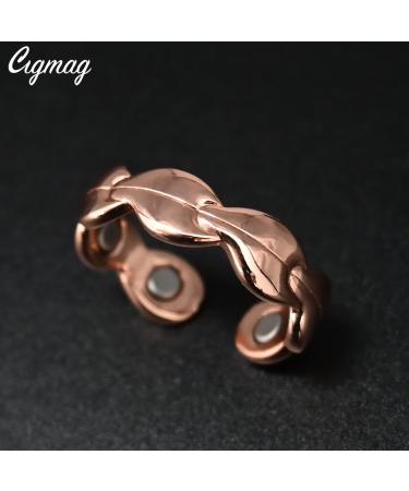 Cigmag Copper Bracelet for Women - Ultra Strength Magnet, 99% Pure Copper, Adjustable Tool & Gift Box - Magnetic Field Therapy - Buy Online on GoSupps.com