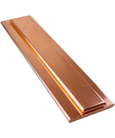 Jonoisax Pure Copper Flat Bar 2PCS - T2 Cu Rectangular Copper Sheet 2mm Thick 500mm Length 12mm Width | International Shipping - Buy Online on GoSupps.com