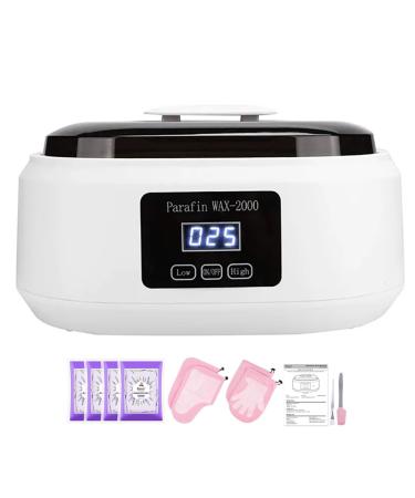 HmLtd Pot de Fusion de Cire Chauffe-Cire de Paraffine cran Tactile de 3 500 ML Machine Cire de Paraffine Facile Utiliser pour Les Mains et Les Pieds Bain de Paraffine Fusion Rapide