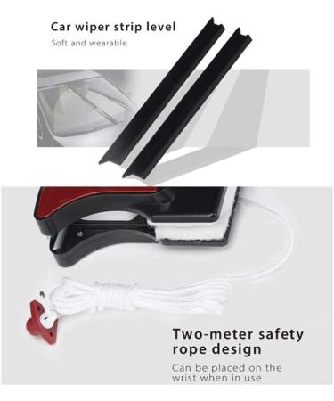 Glass Wiper Magnetic Window Glass Cleaner Tools Household Glider Washing Glass Cleaning Brush for High-Rise Double Glazed Windows 18-30mm - Buy Online on GoSupps.com
