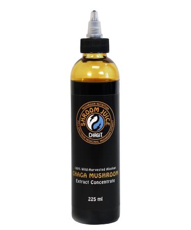 Chagit Shroom Juice - Chaga Mushroom Extract Concentrate - Liquid Extract Wild Harvested (8 fl oz)
