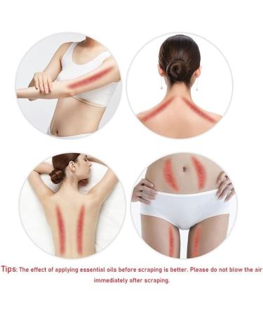 Shop Jade Stone Gua Sha Facial Tool - Butterfly Shape Massager for Reducing Wrinkles & Puffiness | Light Red Color - Buy Online on GoSupps.com