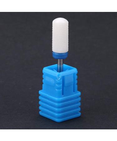 Ceramic Nail Drill Bit Nail Drill Bits Nail Supplies Ceramic Cylinder Shape Grinding Head Nail Art Tools for Manicure Pedicure Home Salon (Round bald head M) - Buy Online on GoSupps.com