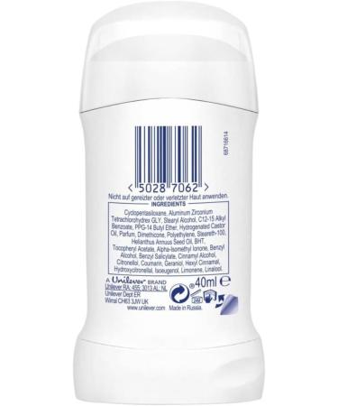  Dove Dove Deodorant Stick Invisible Dry 48H 40ml (3) - Buy Online on GoSupps.com