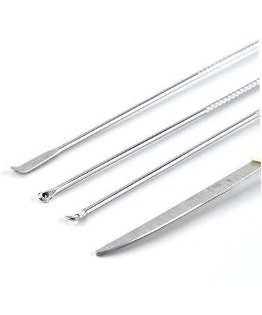Stainless Steel Ear Tool Set - Hollow Out Ear Scoop & Spoon for Ear Cleaning - Buy Online on GoSupps.com
