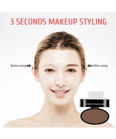 Eyebrow Stamp Kit - Perfect Waterproof Eyebrows Daily | Simple Application Long Hold Gray Type B - Buy Online on GoSupps.com