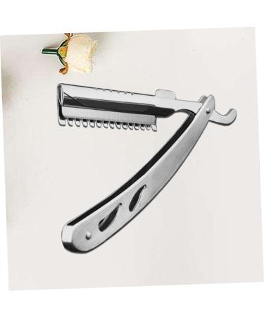 Beavorty 2ST Eyebrow Shape Tool & Vintage Steel Razor - Interchangeable Blade for Hairdressers & Beard Styling - Buy Online on GoSupps.com