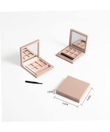 HAPINARY 2pcs Empty Eyeshadow Dish Cosmetics Palette Pans Travel Containers for Toiletries Highlighters 1 count (Pack of 1) Pink - Buy Online on GoSupps.com