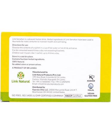Samahan | 4G | Natural Herbal Tea | Herbal Tea | 4G*60 Sachet | Srilankan Origin | Box Contains 60 Sachet - Buy Online on GoSupps.com