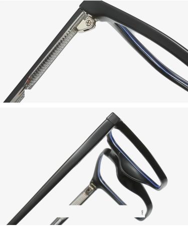 Fuqinqingoz Designer Computer Reading Glasses - Anti-Blue Light & Eye Load - Large Flat Light Mirror (+0.00 Color: C3) - Buy Online on GoSupps.com