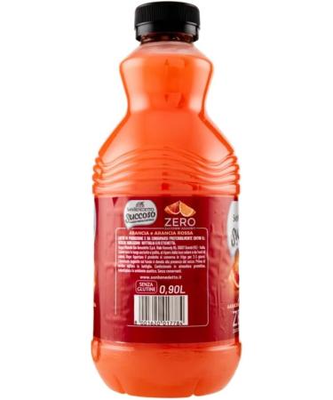  CAIYA Saint Benedict Juicy Zero Orange and Red Orange Fruit Taste Drink 900ml - Summer Drink 2023 - Buy Online on GoSupps.com