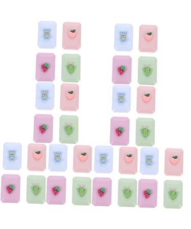 Healeved 32 STK contact lens container Travel case for contact lenses Lens Reiset lens pockets Lens Case lenses container eye care holder form glasses case clip