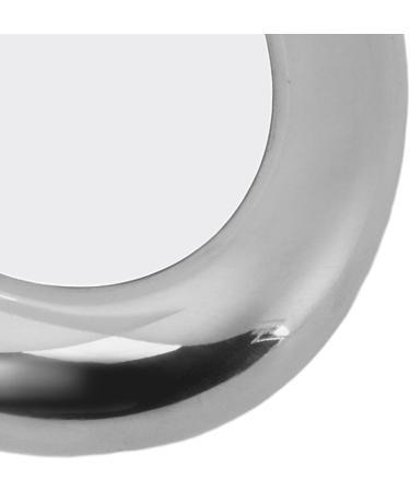 Brrnoo Stainless Steel Gua Sha Tool for Lymphatic Drainage - Silver Facial Massaging Scraping Board - Buy Online on GoSupps.com