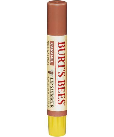Burt's Bees Lip Shimmer Caramel - 100% Natural Moisturizing with Shea Butter, Beeswax, and Vitamin E 2.6g - Buy Online on GoSupps.com