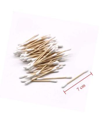 Biodegradable Cotton Swabs - 600 Pack Bamboo with Wooden Handles | Eco-Friendly Makeup Ear Cleaning & Wound Care Tools - Buy Online on GoSupps.com