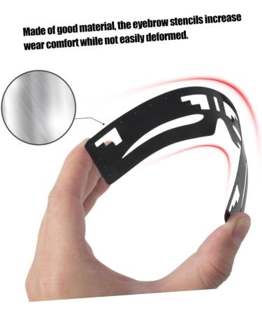 Housoutil Eyebrow Design Eyebrow Card Reusable Eyebrow Stencil Caliper Convenient Eyebrow Stencil Make up - Buy Online on GoSupps.com