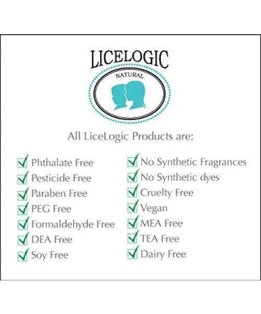 LiceLogic Head Lice Prevention Shampoo | Natural LICEZYME Formula for Kids | Repels Super Lice, Eggs & Nits | Non Toxic & Safe for Daily Use | 8 oz Mint Rosemary - Buy Online on GoSupps.com