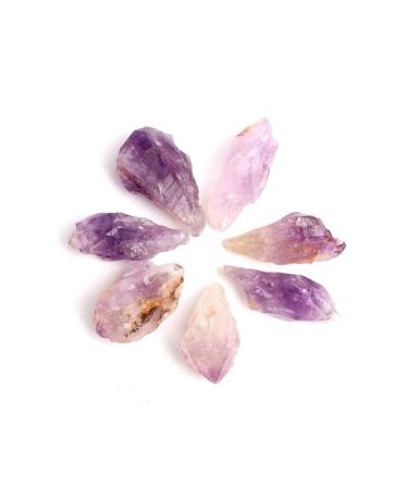 Natural Crystal Rough 10g/Pack Natural Amethyst Backbone Purple ChipsRough Gem MineralsStones (Size : 10g) (Size : 20g)