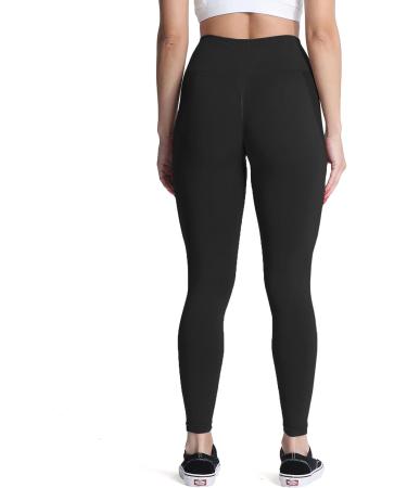Aoxjox Seamless Scrunch Legging - Black, Size Large | Tummy Control Workout Yoga Pants - Buy Online on GoSupps.com
