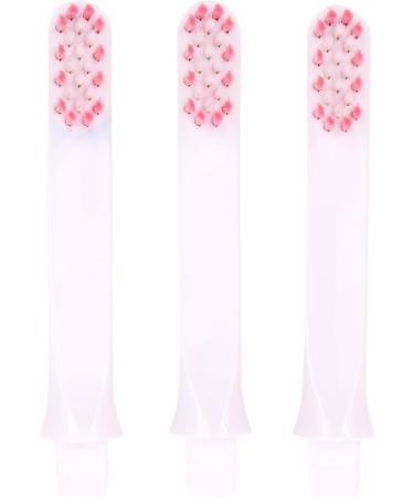Toothbrush Toys Replacement Heads for Kids - Ultra Soft Bristles Pack of 3 Compatible with Pink Handles - Gentle Cleaning - Buy Online on GoSupps.com