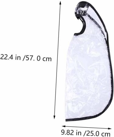 Mipcase 4 Pcs Elderly Shampoo Bib Tool Apron Hair Apron Barber Gowns Hairdressing Cape Baking Oil Umbrella 57x25x1cmx3pcs Whitex3pcs - Buy Online on GoSupps.com