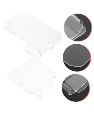 Didiseaon 2pcs Nail Palette Acrylic Nail Display & Cosmetic Palettes for Nail Art Eyeliner Eyeshadow & Cake Decoration | 7.7x7.7x2.7cm Transparent Design Ideal for DIY & Professional Use - Buy Online on GoSupps.com