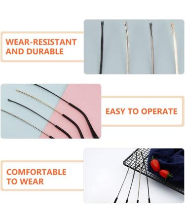 Gleavi Sunglasses Replacement - Golden Metal Arm Ear Socks & Pipe Sleeve Tips | High-Quality Glasses Parts for International Shipping - Buy Online on GoSupps.com