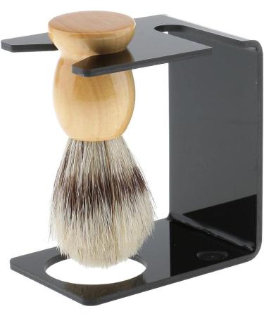 Beard Brush Stand Shaving Soap Bowl Set - 4-Piece Grooming Kit | Hair Brush Stand & Soap Dish - Perfect for Men - Buy Online on GoSupps.com
