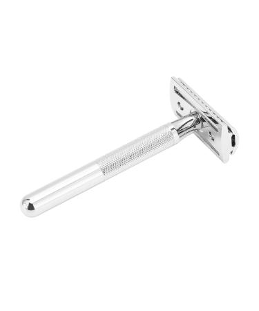 Long Handle Razor Comfortable Grip Zinc Alloy Manual Shaver Exquisite Appearance for Home for Travel for Men