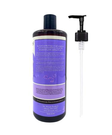 Dr. Woods Pure Lavender Liquid Castile Soap - 32 oz with Pump - Buy Online on GoSupps.com
