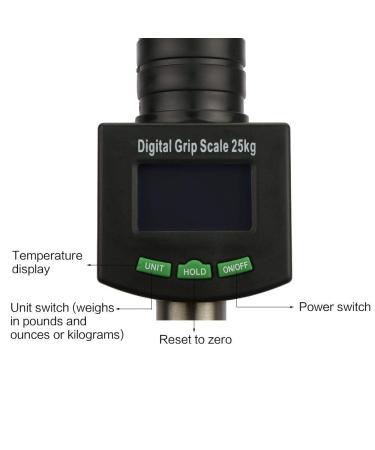 Yogayet Fish Lip Gripper Digital Scale 50lb/25kg Stainless Steel Water-Resistant Grip Tape Measure - Fishing Sale - Buy Online on GoSupps.com