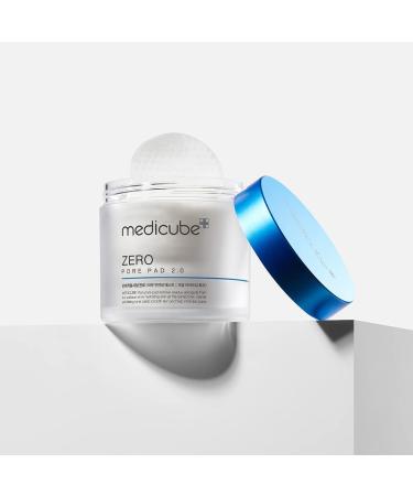 Medicube Zero Pore Pads - Exfoliate & Clear Sebum, Minimize Pores | 4.5% AHA + 0.45% BHA, Dual-Sided Pads | 70 Sheets - 2021 Korean Beauty Awards Winner - Buy Online on GoSupps.com
