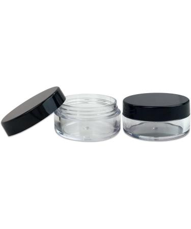 Beauticom 10G/10ML Clear Jars with Black Lids - 20 Pack | BPA Free Storage for Lotions Creams Toners Lip Balms & Makeup Samples - International Shipping Available - Buy Online on GoSupps.com