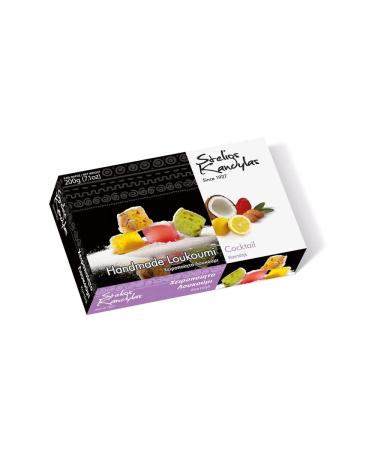 Loukoumi Kandylas Greek Jelly Flavour 200g - Authentic Loukoumi Cocktail Treat | International Shipping Available - Buy Online on GoSupps.com