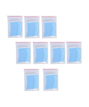 Qtynudy 360Pc/Lot Blue Fixed Wig Double Sided Tape Hair System Adhesive Extended Wig Strip Waterproof for Toupee Lace Film Easy Install Easy to Use