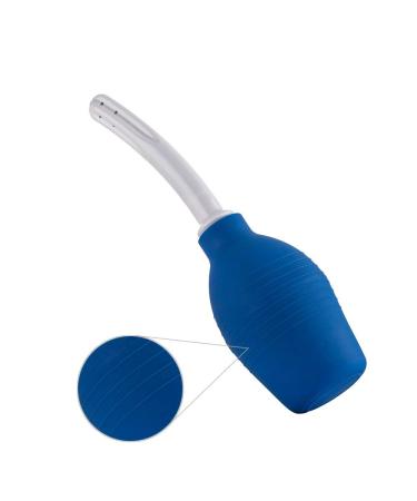 Careforyou Anal Douche Enema Bulb Vaginal Douche Enema Cleaner for Women s or Man s Health (Blue)