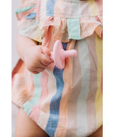 Itzy Ritzy Sweetie Soother Silicone Pacifiers (2 Pack) - Safe for 0+ Months, Cute Bow Design - Buy Online on GoSupps.com