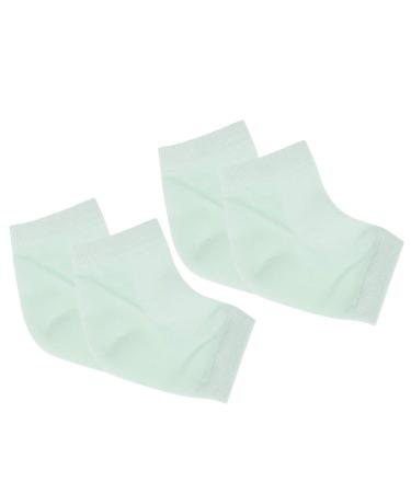 Milists 2 pairs of ankle gel socks heeled sleeves men socks toe socks men socks cracked foot socks foot creams socks men and women set moisturizing