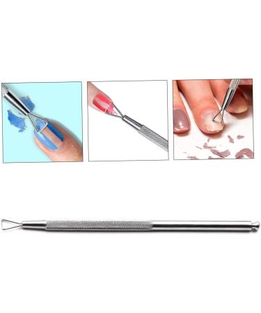 Gel Nail Polish Remover Toolnail Cuticle Pusher Double Head 12.5CM Manicure Tools for Fingernails Toenails Nail remover - Buy Online on GoSupps.com