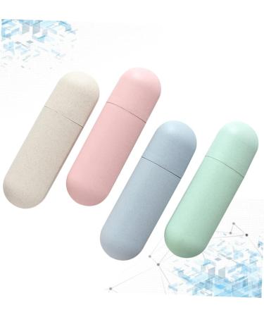 Beavorty 4-Piece Toothbrush Case Set | Travel-Friendly Toothbrush Containers for International Shipping - Buy Online on GoSupps.com
