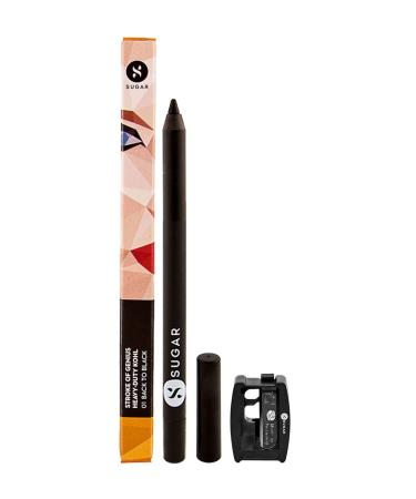 SUGAR Cosmetics Stroke of Genius Kohl Eyeliner Pencil - Back to Black (Black) 1.2g - Buy Online on GoSupps.com