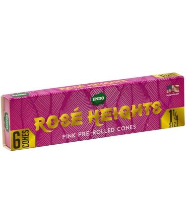 Ros Heights Pink 1.25 Pre-Rolled Cones Display Of 24 - Buy Online on GoSupps.com