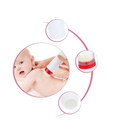 ADOCARN 2 pcs Fluffy Bath Powder Containers - Compact & Refillable Makeup Holder for Baby, Kids, and Adults - Buy Online on GoSupps.com