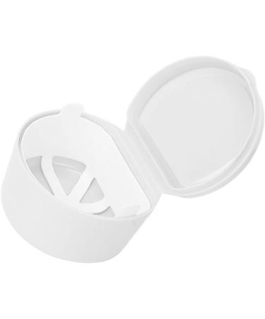 Moum Routes Tooth Storage Box | Oral Protection Organizer for Dentures | White Orthodontic Holder with Lid - Buy Online on GoSupps.com