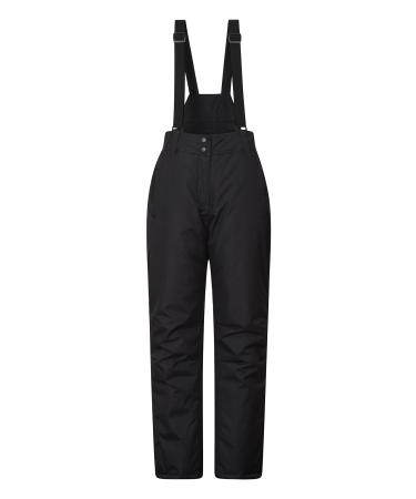 Mountain Warehouse Moon Womens Ski Pants - Snowproof Suspenders Black (01) 2
