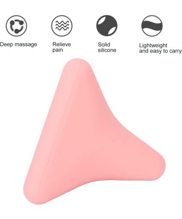 Silicone Massage Ball - Trigger Point Pain Relief Device for Muscle Relaxation & Therapy (Pink) - Buy Online on GoSupps.com