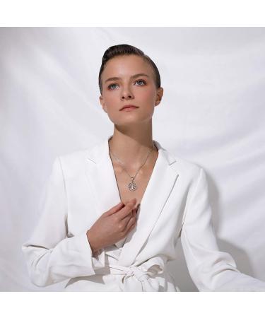 Personalized Prosteel Urn Pendant Necklace - Memorial Ash Jewelry with Chain - Life Tree Cross & Maria Designs in Stainless Steel & 18K Gold - Buy Online on GoSupps.com