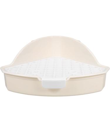 POPETPOP 2pcs Rabbit Triangle Potty Toilet Pets Pet Pan for Animal Small Animal Litter Pet Cage Abs White 25.00X19.00X10.00CMx2pcs Whitex2pcs - Buy Online on GoSupps.com