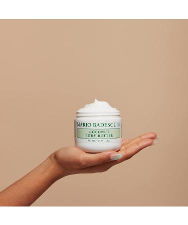 Mario Badescu Coconut Body Butter 8 oz | Shea Butter Moisturizer for Smooth & Radiant Skin - Buy Online on GoSupps.com